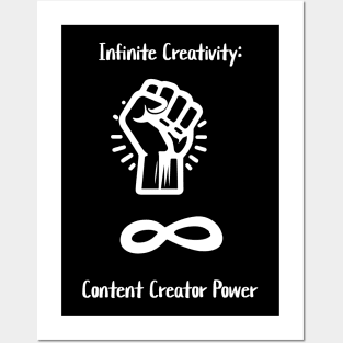 Infinite Creativity: Content Creator Power Posters and Art